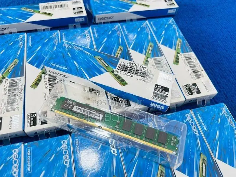 RAM 2GB DDR3 - MEMORY GHOST/OSCOO (BRAND NEW) COMPUTER