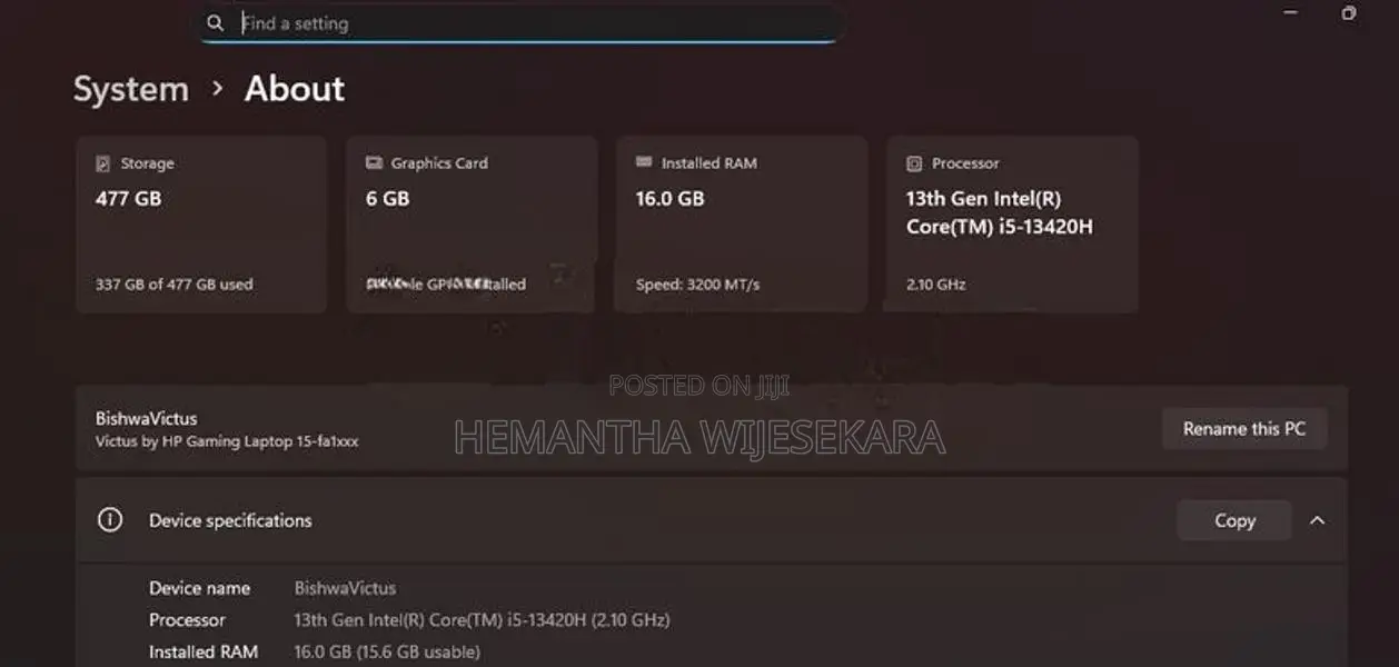 HP Gaming RTX 4050