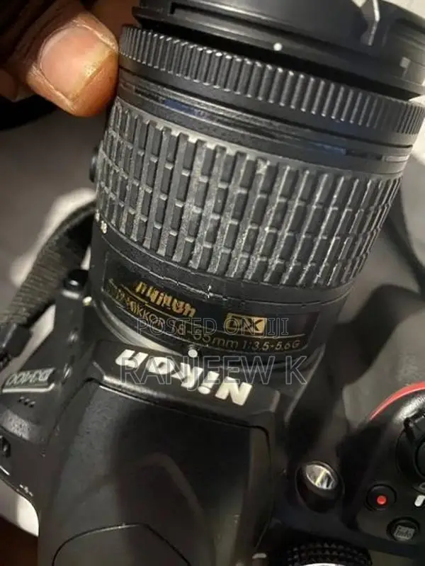 Nikon D3400 Dslr Camera Full Set/18-55mm Lens/Shutter Count - 6130