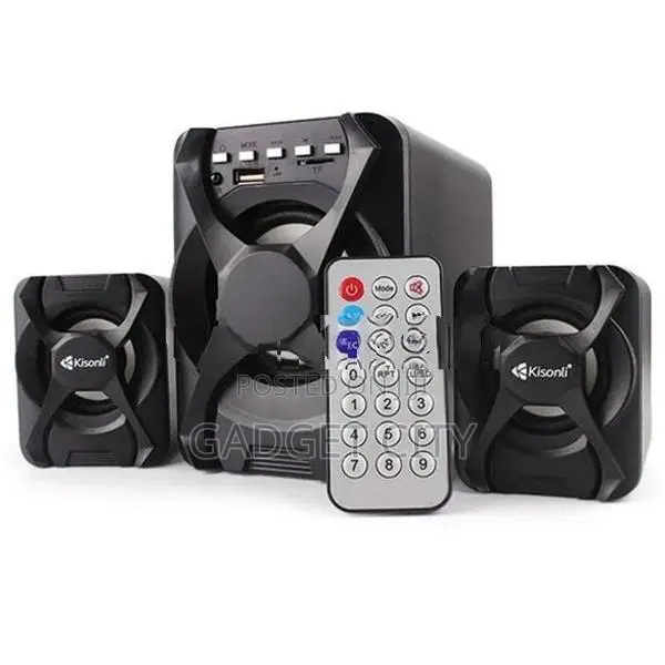 Kisonli U2500BT 2.1 Channel Multimedia Bluetooth Speaker System