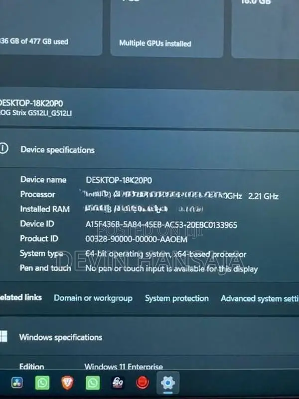 Asus Rog Strix Laptop