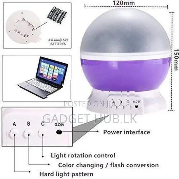 Star Projector Night Light Galaxy Lamp