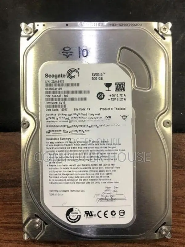 Seagate 500GB Desktop HDD