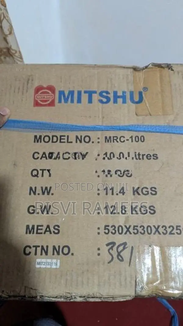 Mitshu 10 Litres Rice Cooker