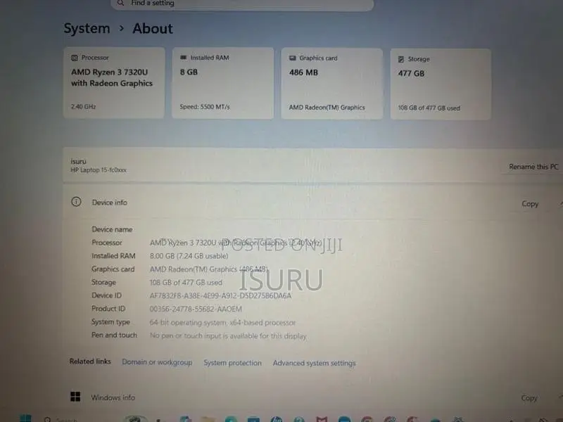HP Ryzen 3 7000 Series