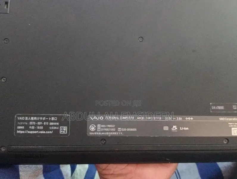 Sony Vaio 10th Gen 16GB Ram 120 SSD