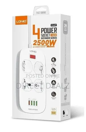 LDNIO SC4407 Universal Outlet Fast Charging Power Strip