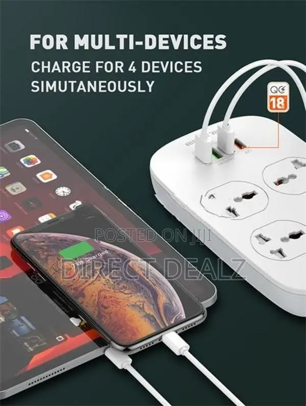 LDNIO SC4407 Universal Outlet Fast Charging Power Strip