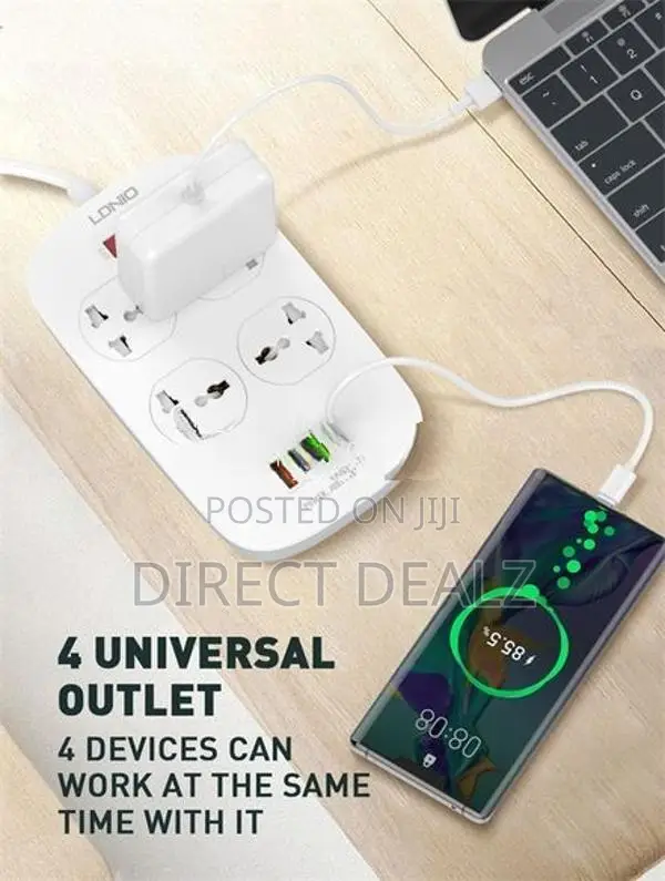 LDNIO SC4407 Universal Outlet Fast Charging Power Strip