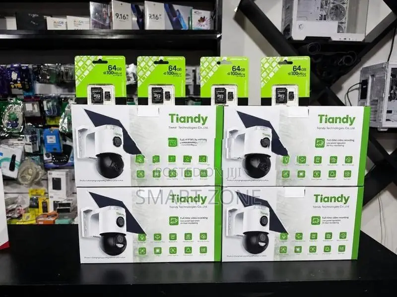 Tiandy 6MP 4G SOLAR CAMERA x 8 SET COMBO