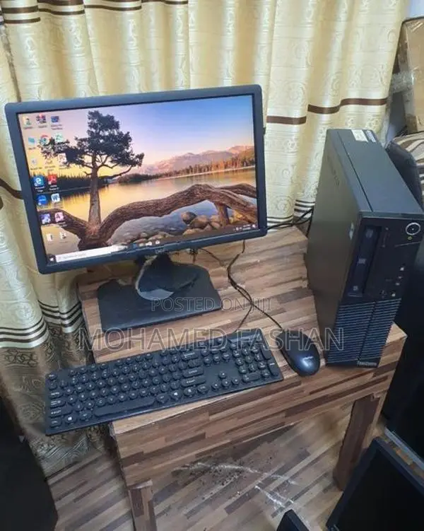 Lenovo Core 2DUO 2.93GHZ 4GB RAM DDR3 160GB Harddisc Dell 19" Monitor