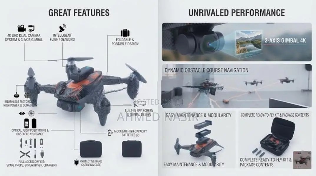 K12 Max 8K Foldable Camera Drone