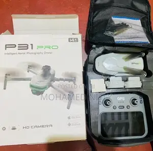 P31 Pro GPS Drone With 4K Camera Touchscreen Remote / 2 Batteries