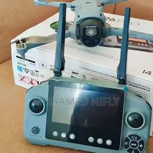 A26 Pro GPS Drone With 4K Camera Screen Remote 2 Batteries