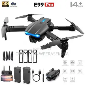 E99 Pro Camera Drone With 2 Batteries