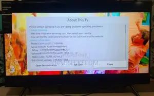 UA55RU7100 Samsung 55" 4K HDR UHD Smart TV.