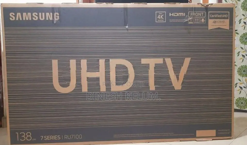UA55RU7100 Samsung 55" 4K HDR UHD Smart TV.