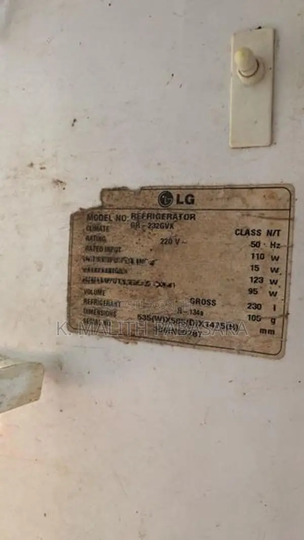 LG Double Door Refrigerator