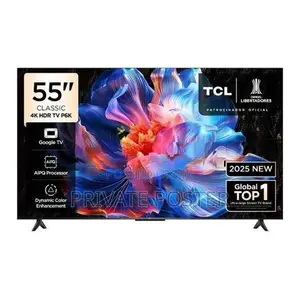 New 55" TCL 4K UHD HDR Smart Google TV (P6K Model)