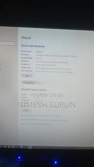 Samsung I3 5gen 4GB RAM 512 Vga Win 10