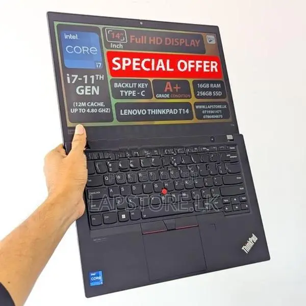 Lenovo ThinkPad T14 Coe i7 11th Gen | 16GB RAM|14 inch FHD| 256GB NVMe
