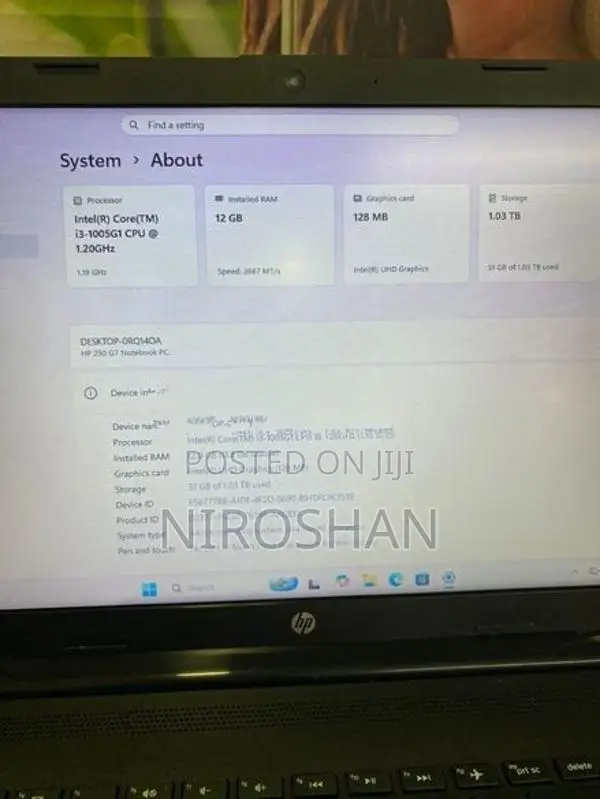 HP 250 G7 Notebook