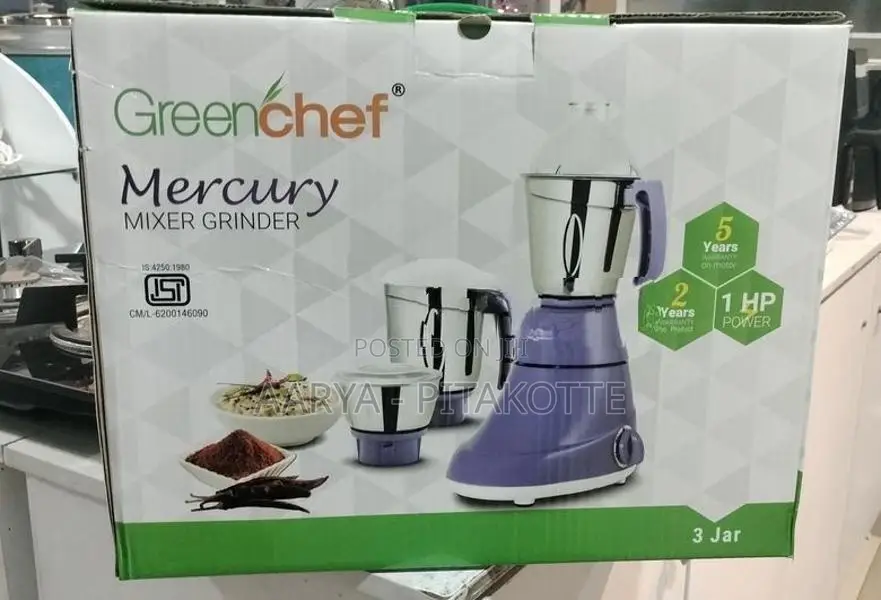 GreenChef Mixer Grinder 3jars