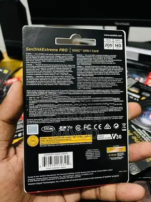 SanDisk Extreme Pro 64GB SD Card C10, U3, V30, 4K 200MB