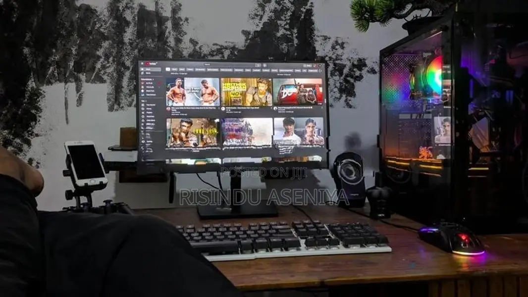 ASRock i3 8th Gen Gaming Computer With Monitor