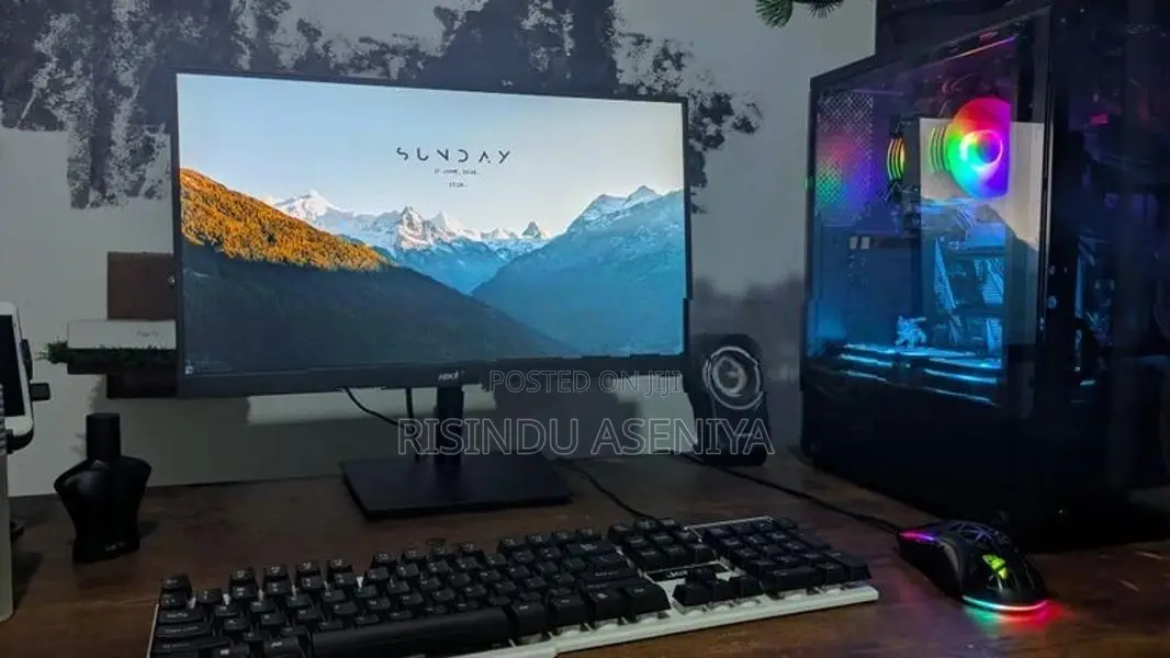 ASRock i3 8th Gen Gaming Computer With Monitor