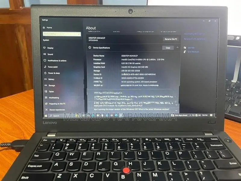 Lenovo Thinkpad i5 6th Gen