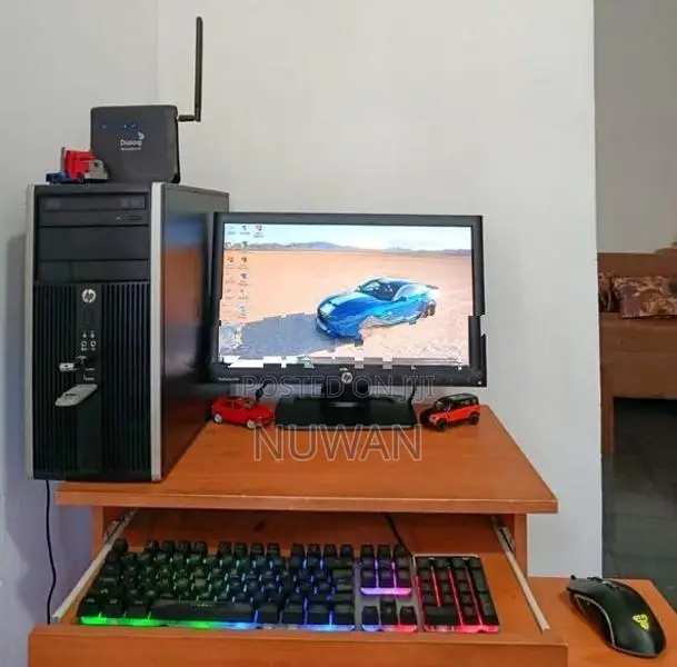 i3 HP Desktop Office Computer Complete Set