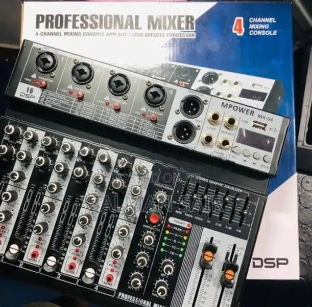 Audio Mixer - 4 Channel