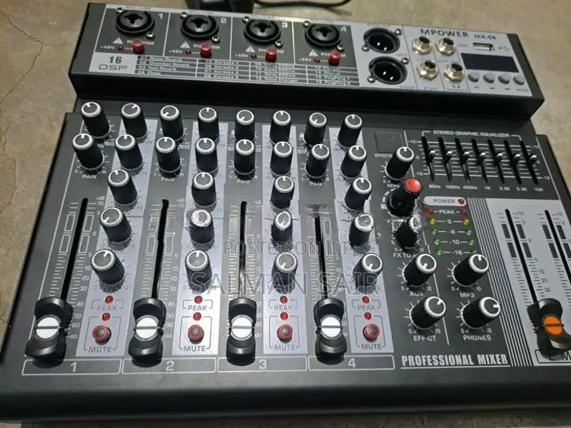 Audio Mixer - 4 Channel