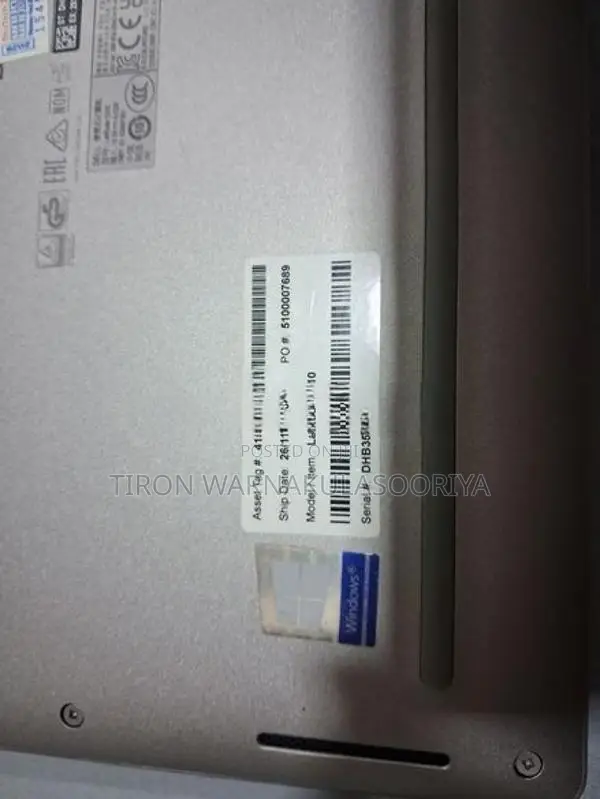 Dell Latitude i7 10TH Gen 8GB RAM 256GB SSD