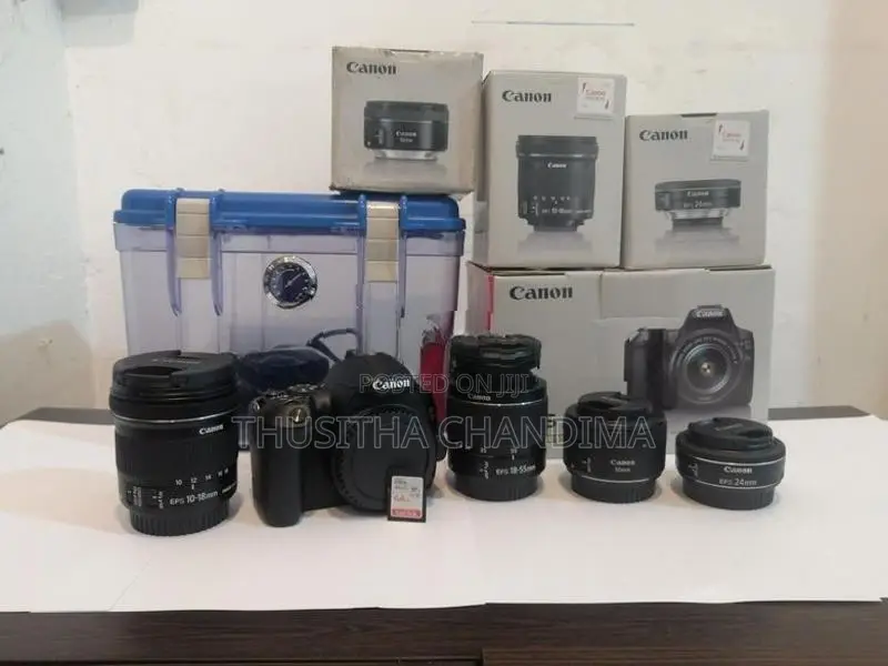 Canon EOS 250D 4K Dslr Full Set