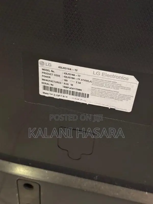 LG 43 LED TV Display Problem