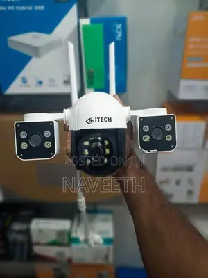 4G Triple Lens CCTV Camera