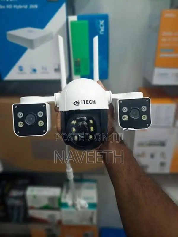 4G Triple Lens CCTV Camera