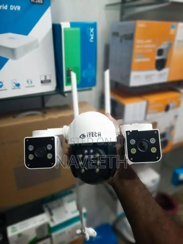 4G Triple Lens CCTV Camera