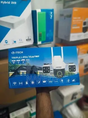 4G Triple Lens CCTV Camera