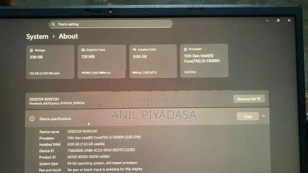 Asus VivoBook with Intel Core i5 13th Gen