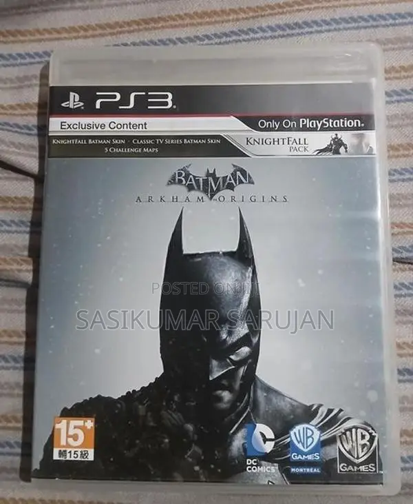 PS3 Batman Game CD