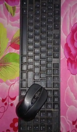 Wireless Keyboard With Mouse Combo – Black