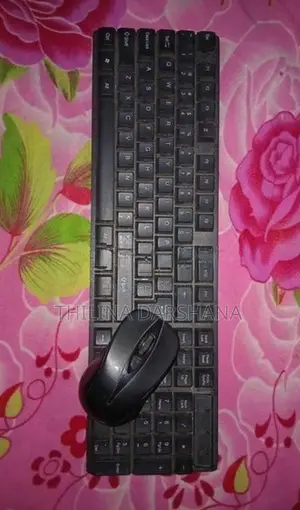 Wireless Keyboard With Mouse Combo – Black