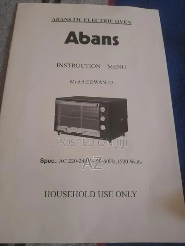 Abans Electric Oven