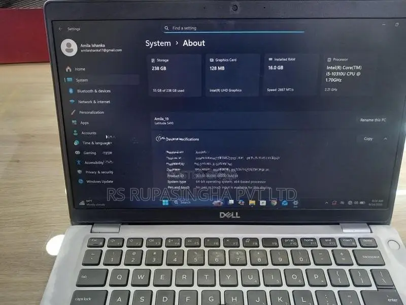 Dell Laptop i5 10 Gen