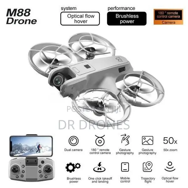Brand New M88 Brushless Motor Dual Camera Drone