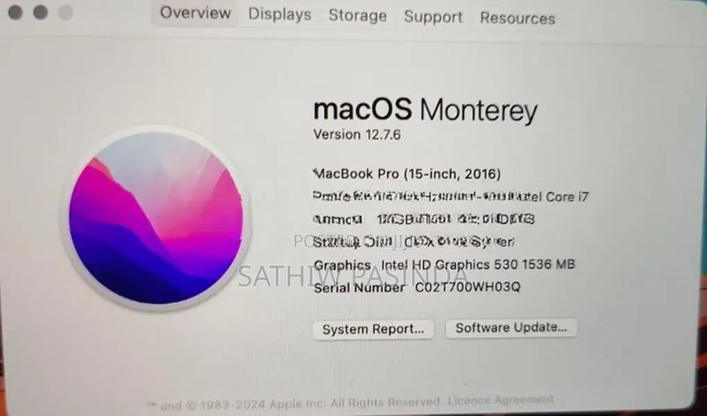 apple_imac MacBook 2017 Pro 15 Inch