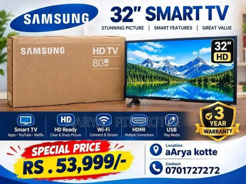 Samsung 32" Smart Tv